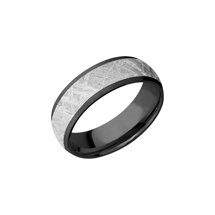 Cobalt and Meteorite 7mm Wedding Band