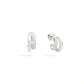 Pomellato Iconica 18k White Gold and Diamond Earrings