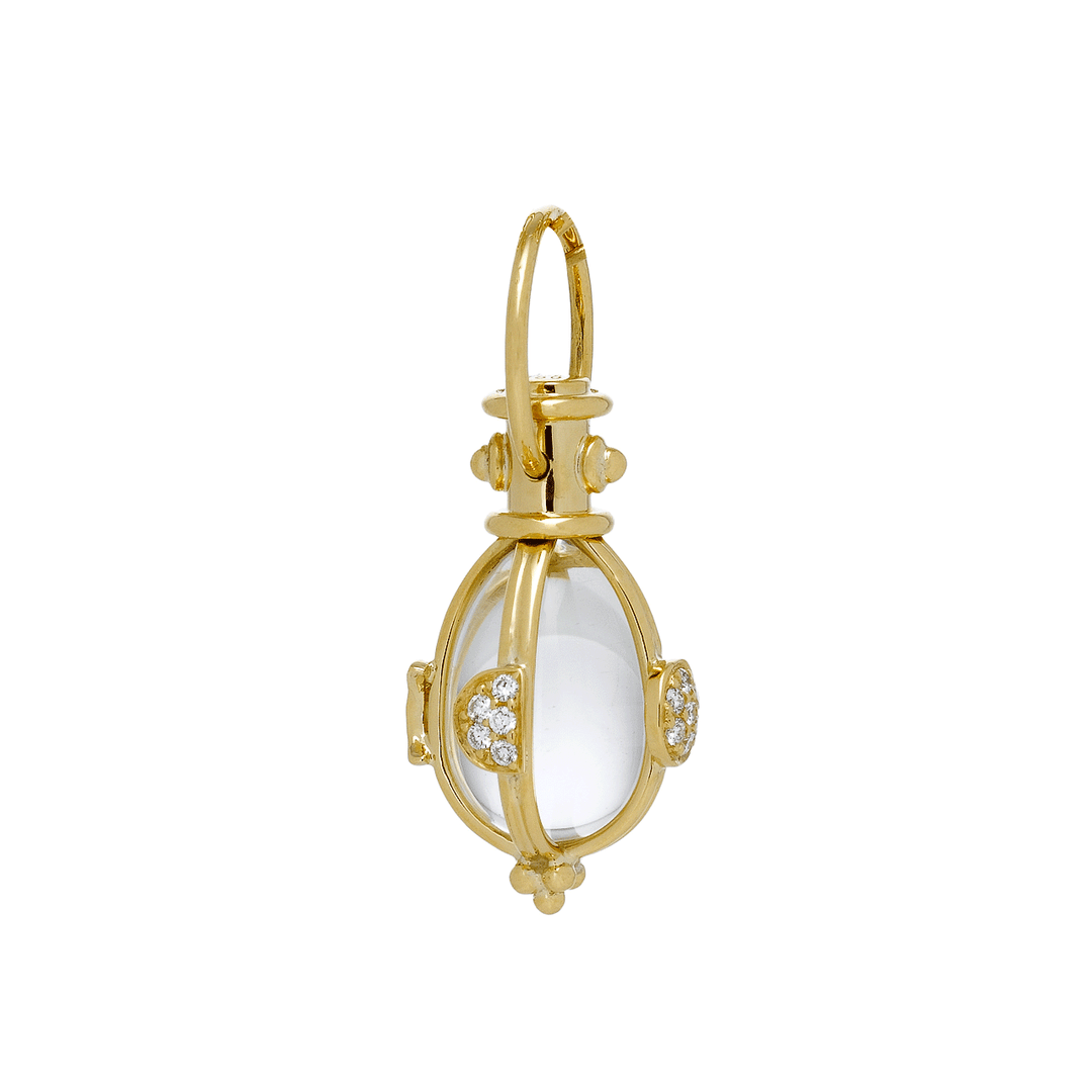 Temple St. Clair 18k Yellow Gold Small Lunar Phase Amulet