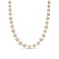 David Yurman Starburst Tennis Necklace 18K Yellow Gold with Diamonds, 12.5mm