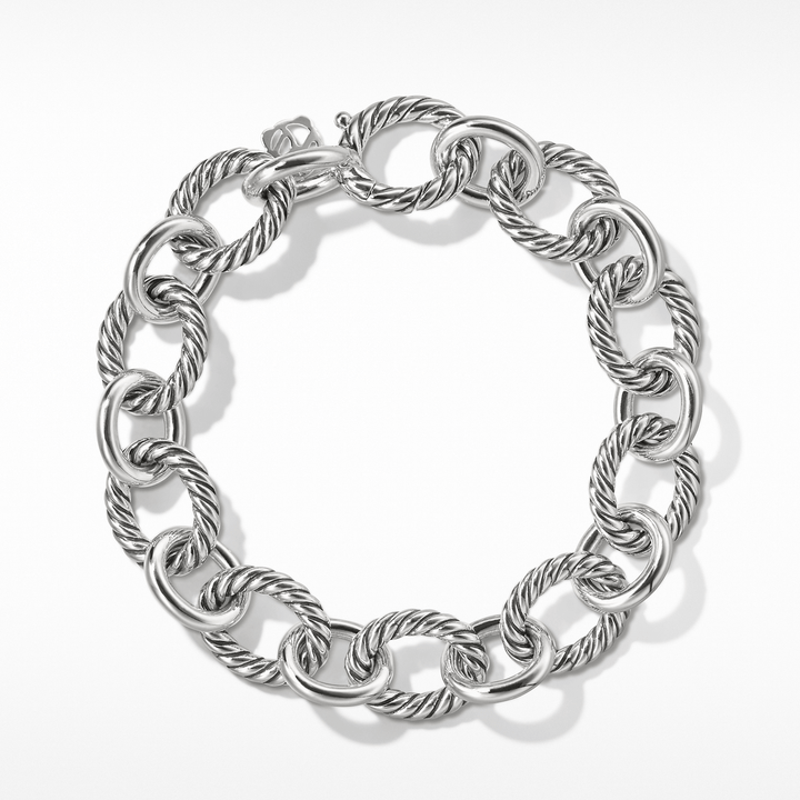 David Yurman Oval Link Chain Bracelet in Sterling Silver, 7.5"