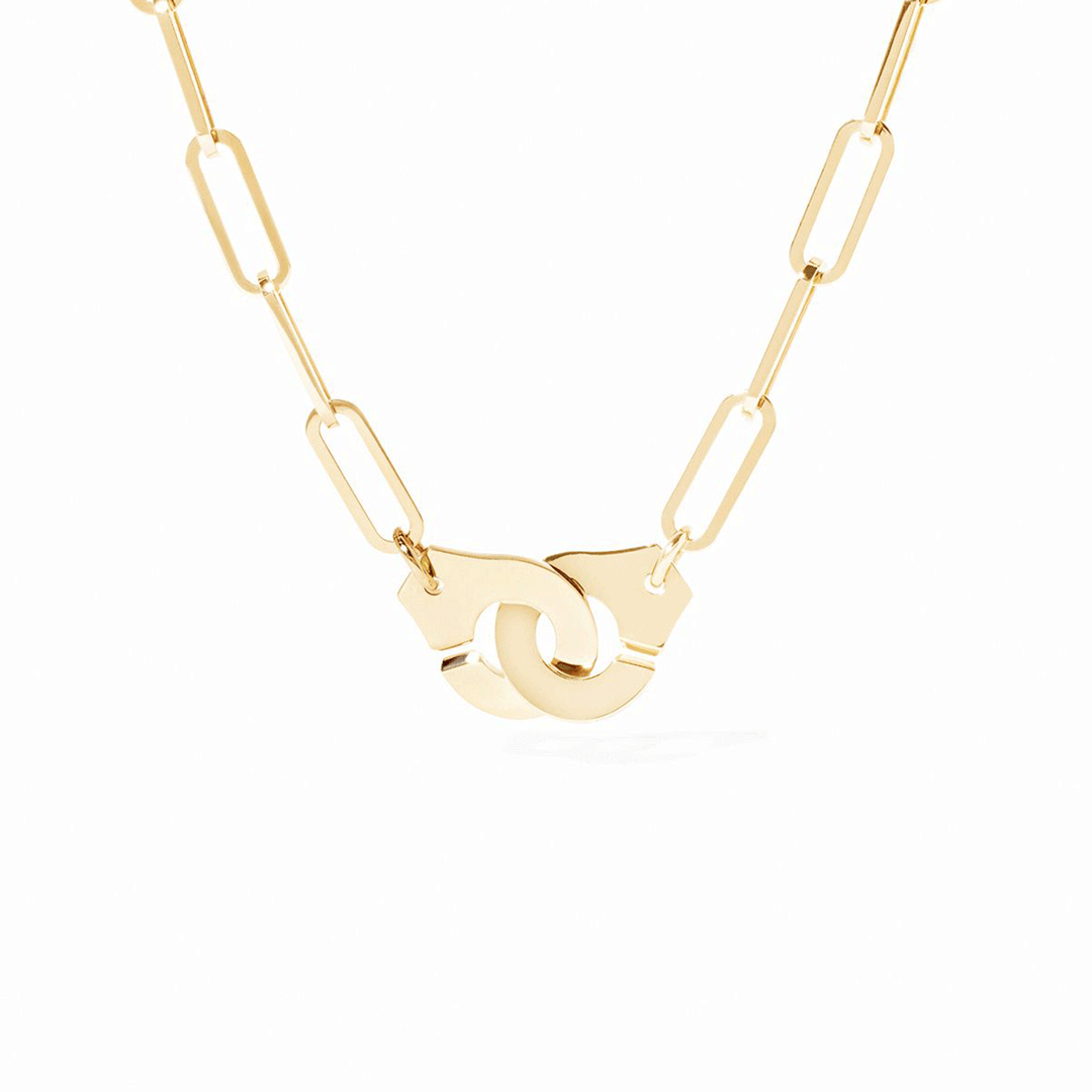 Dinh Van Menottes 18k Yellow Gold Necklace