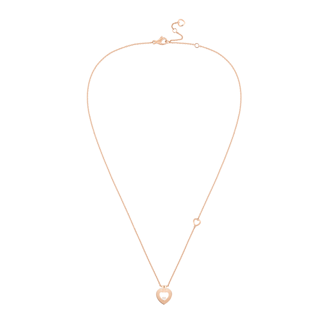 Fred Pretty Woman 18k Rose Gold and Diamond XS Heart Pendant, Exclusively at Hamilton Jewelers