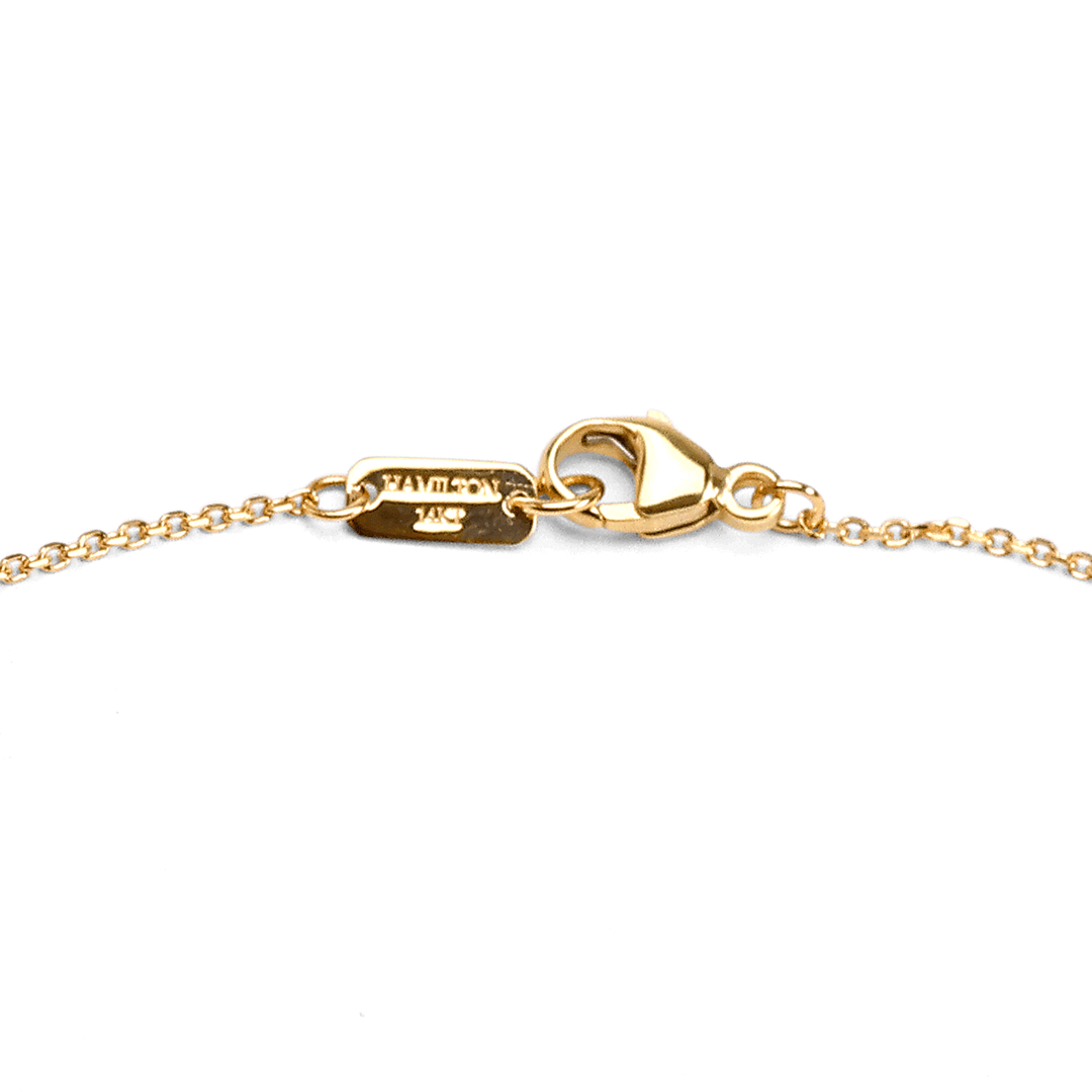 Hamilton Collection Mercer 14k Yellow Recycled Gold 1.2mm Cable 18 Inch Necklace