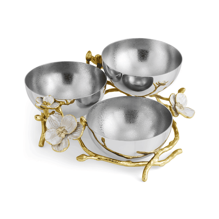 Michael Aram Orchid Triple Bowl