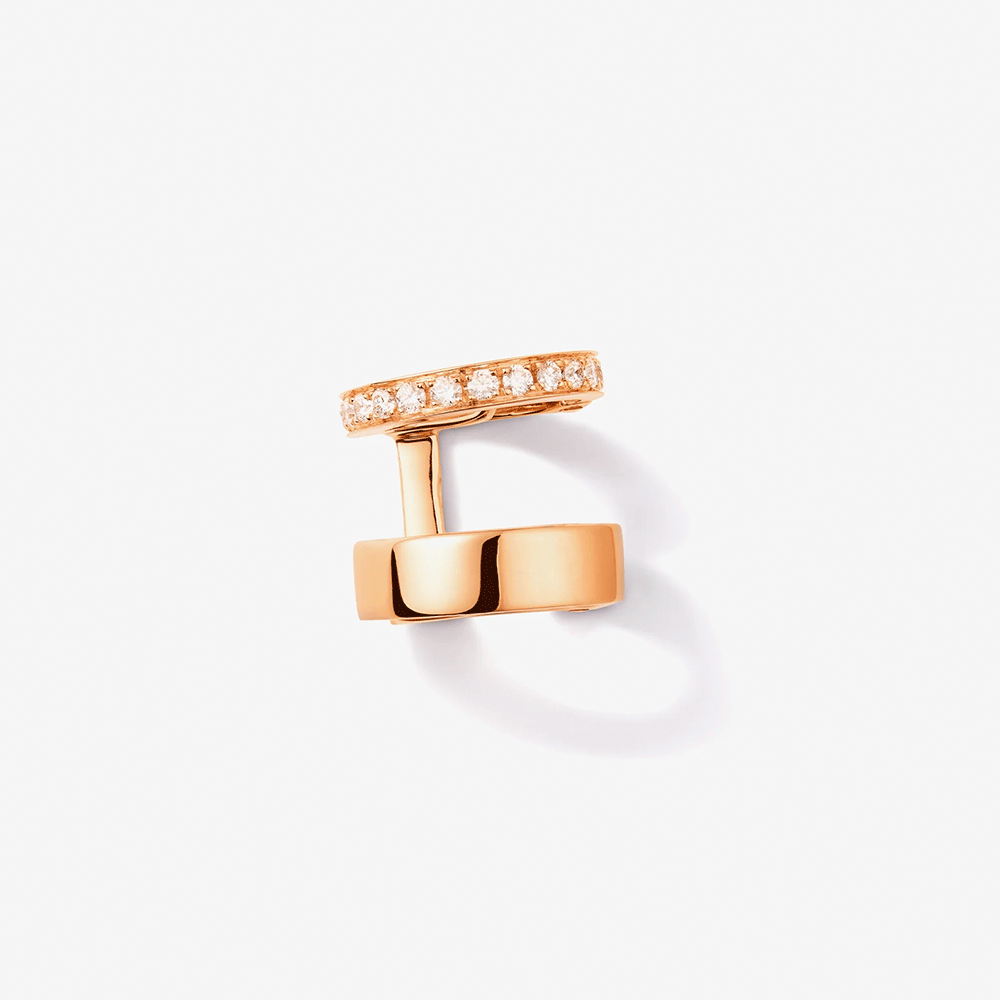 Repossi Berbere 18k Rose Gold and Diamond Ear Cuff