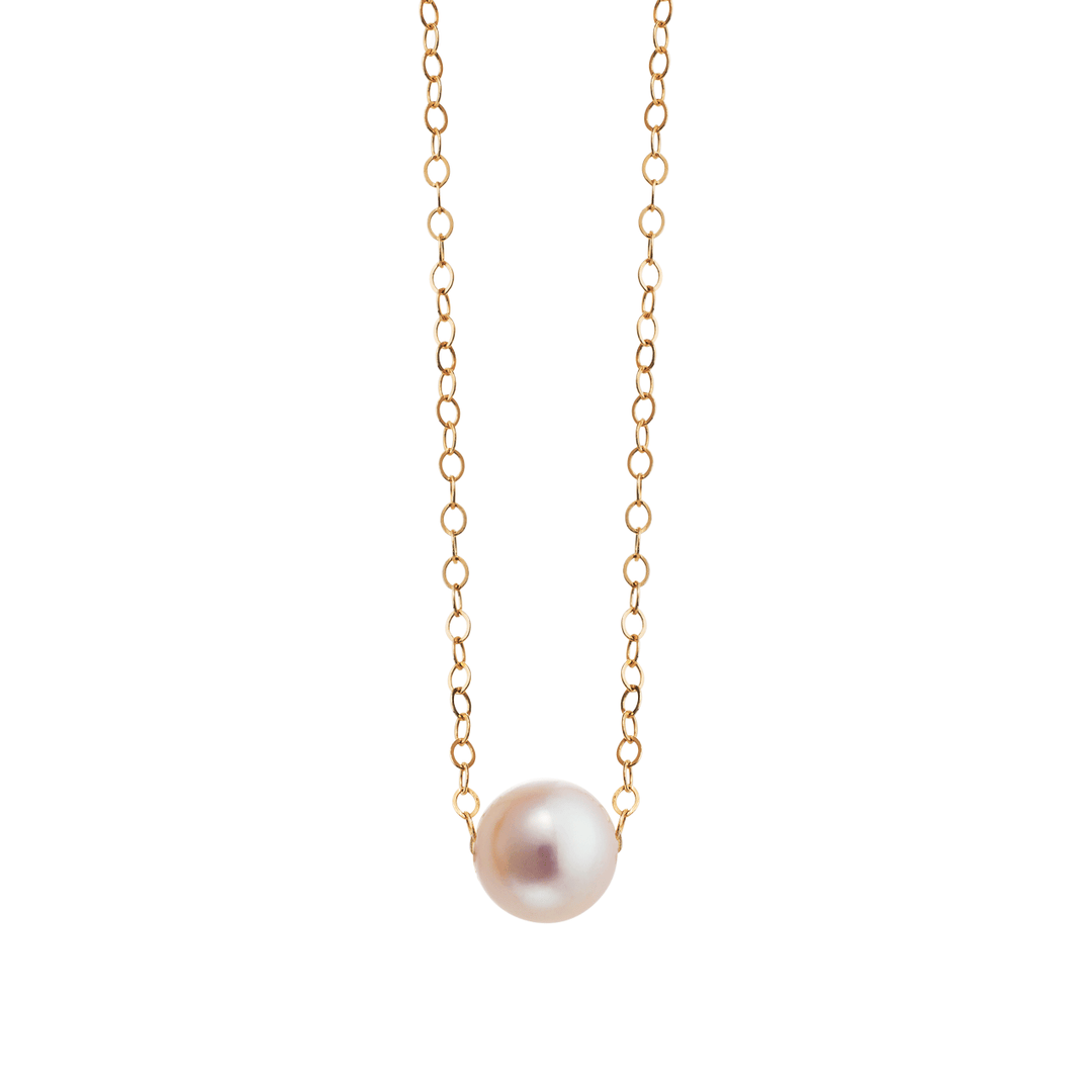 14k Gold 6mm Hamilton Design A Pearl Necklace