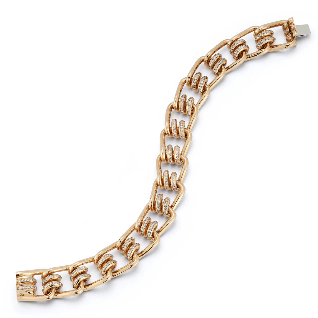 Walters Faith Saxon 18k Yellow Gold and Diamond Bracelet