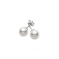 Mikimoto 18k White Gold Akoya 7.5mm Pearl Studs