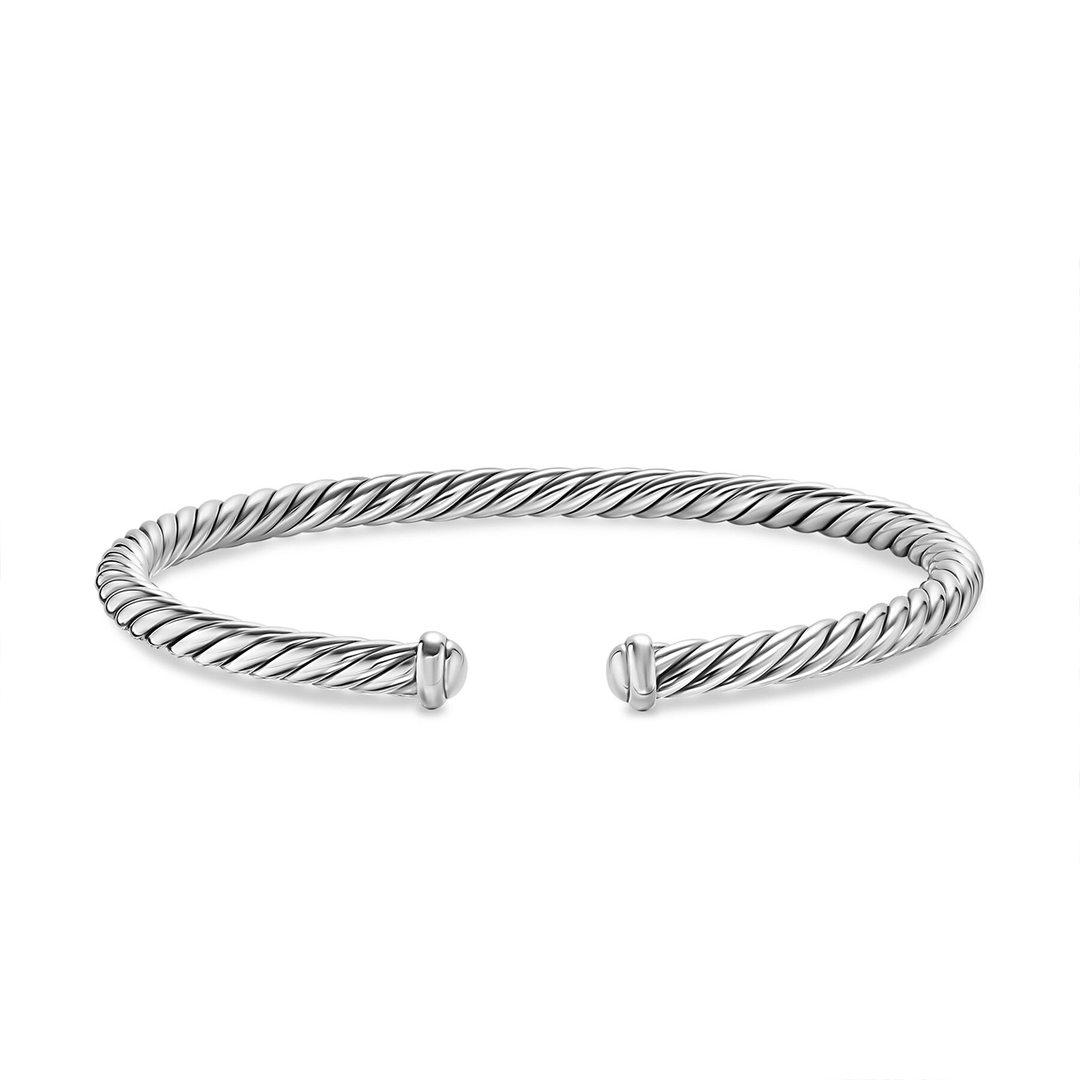 David Yurman Cable Flex® Bracelet Sterling Silver, 4mm Medium