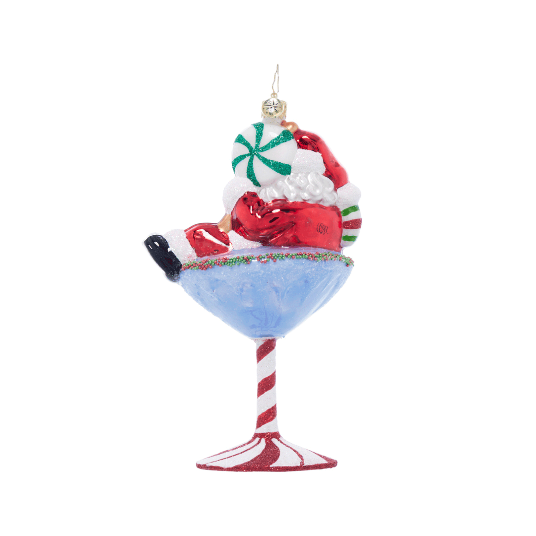 Christopher Radko Santa-Tini Ornament