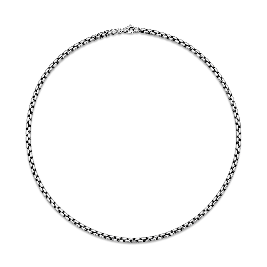 David Yurman Box Chain Necklace Sterling Silver, 4.8mm