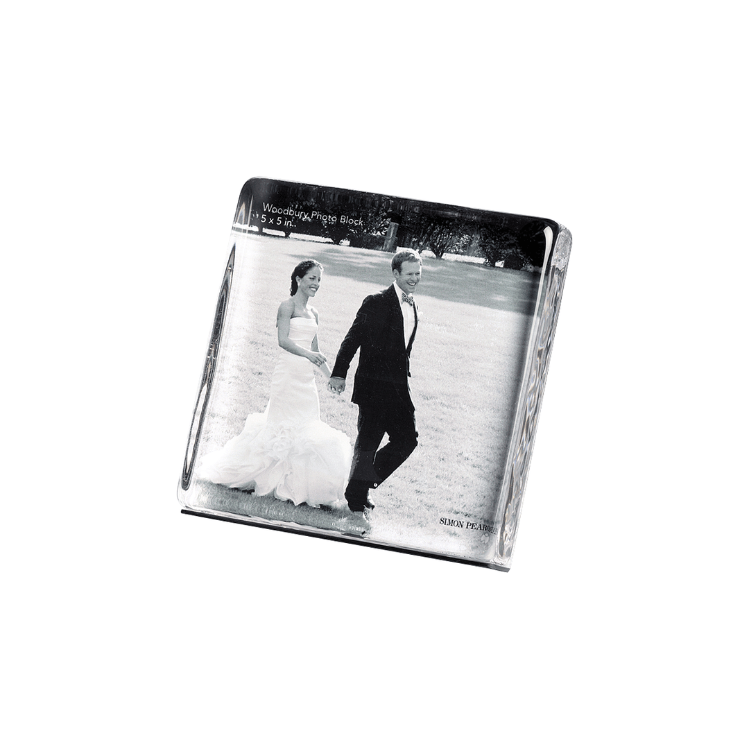 Simon Pearce Woodbury Photo Block 5 Inch