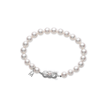 Mikimoto 18k White Gold Akoya 7.5mm Pearl Bracelet