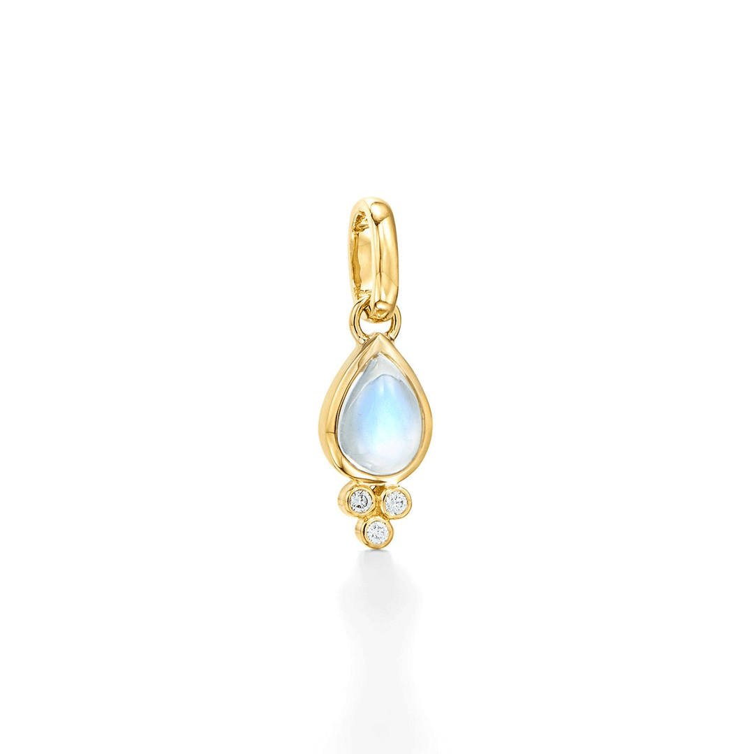 Temple St. Clair 18k Yellow Gold Piccolo Pear Drop Pendant