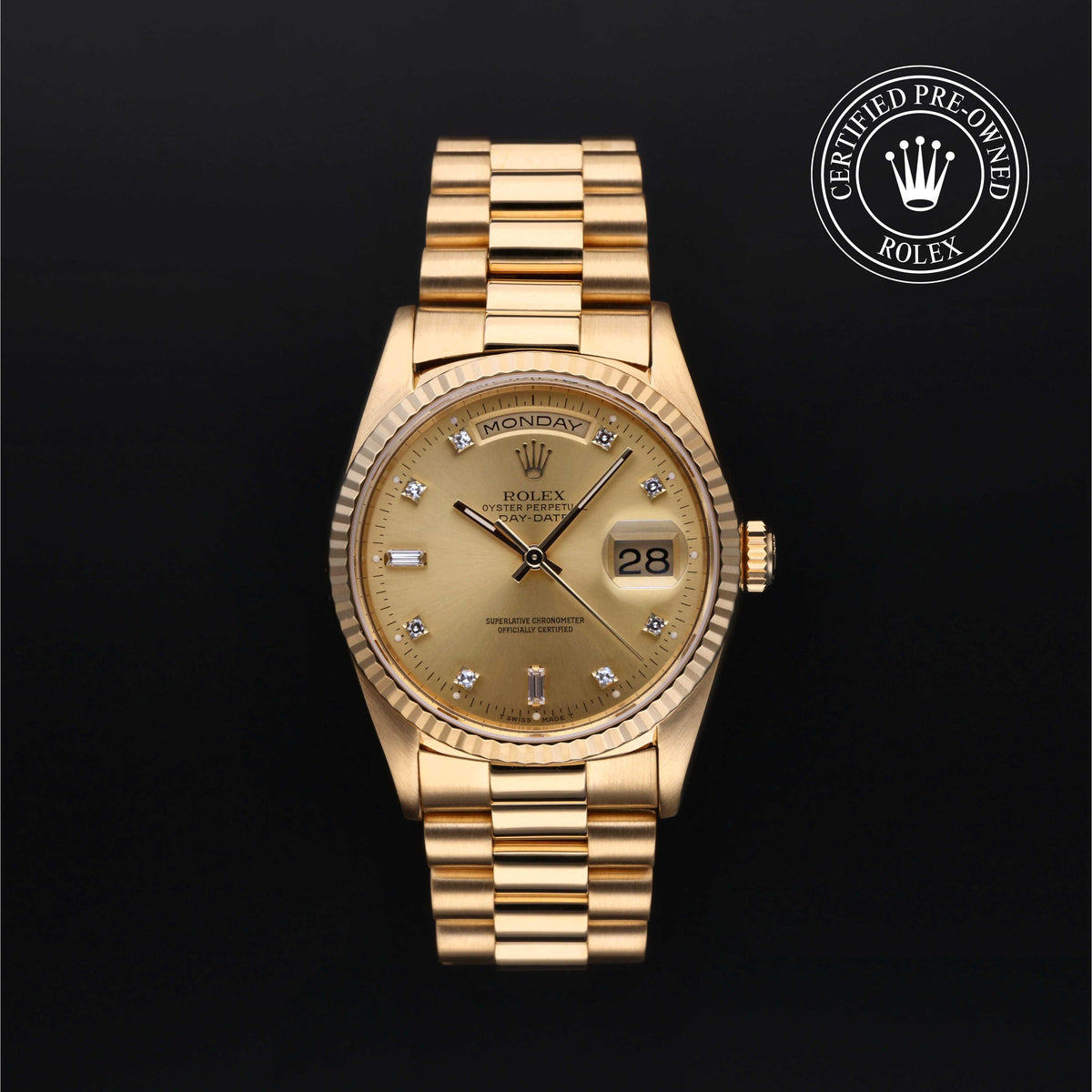 Rolex Certified Pre-Owned Day-Date 36 M18238-0010