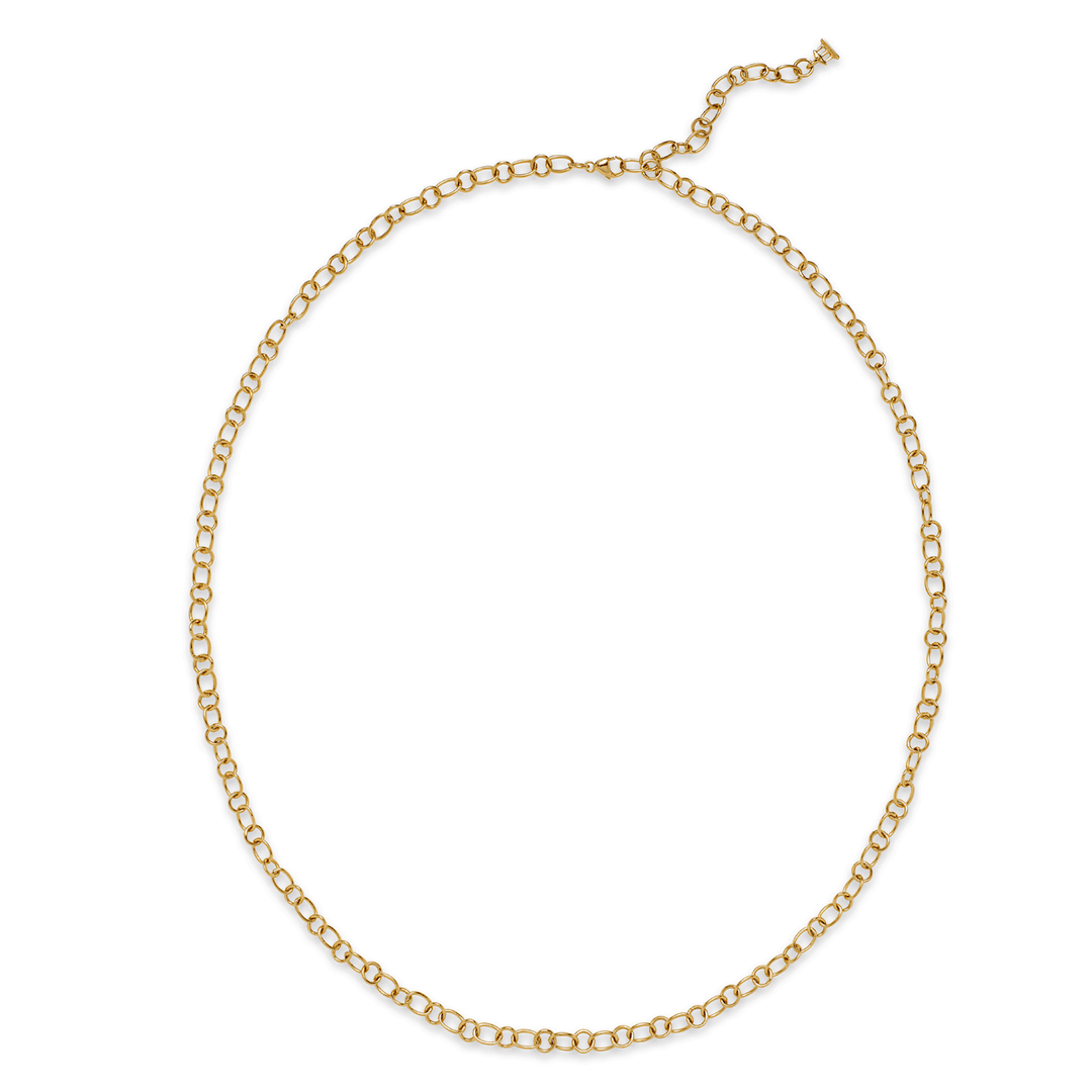 Temple St Clair 18k Yellow Gold Ribbon Chain 24"