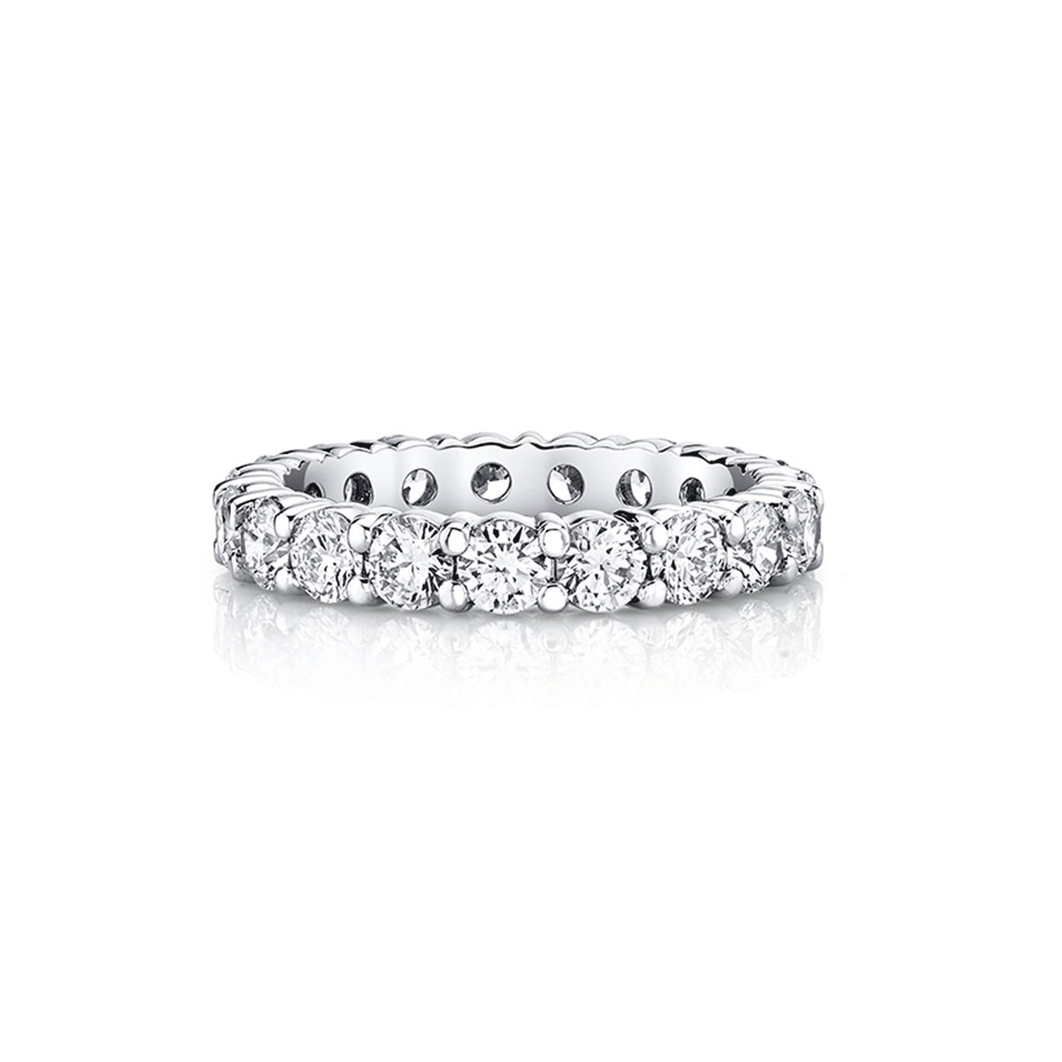 Platinum and 2.76 Total Weight Diamond Eternity Band