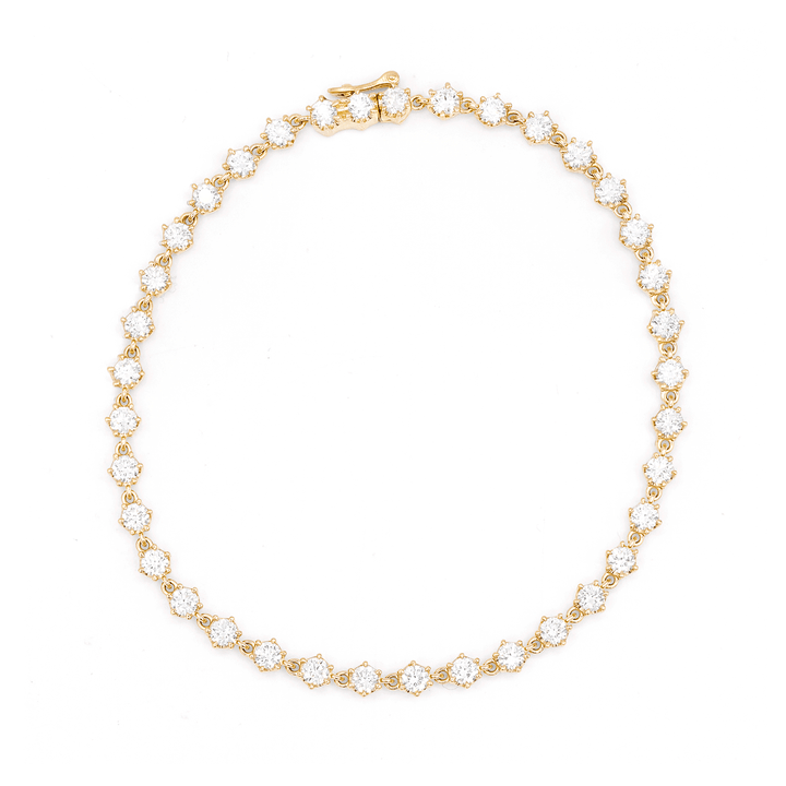 Joyful 18k Yellow Gold and 2.72CT Diamond Bracelet