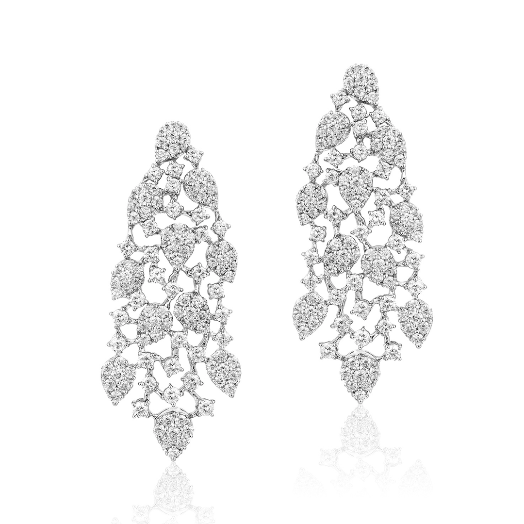 Private Reserve 18k Gold and Diamonds 11.69 Total Weight Earrings