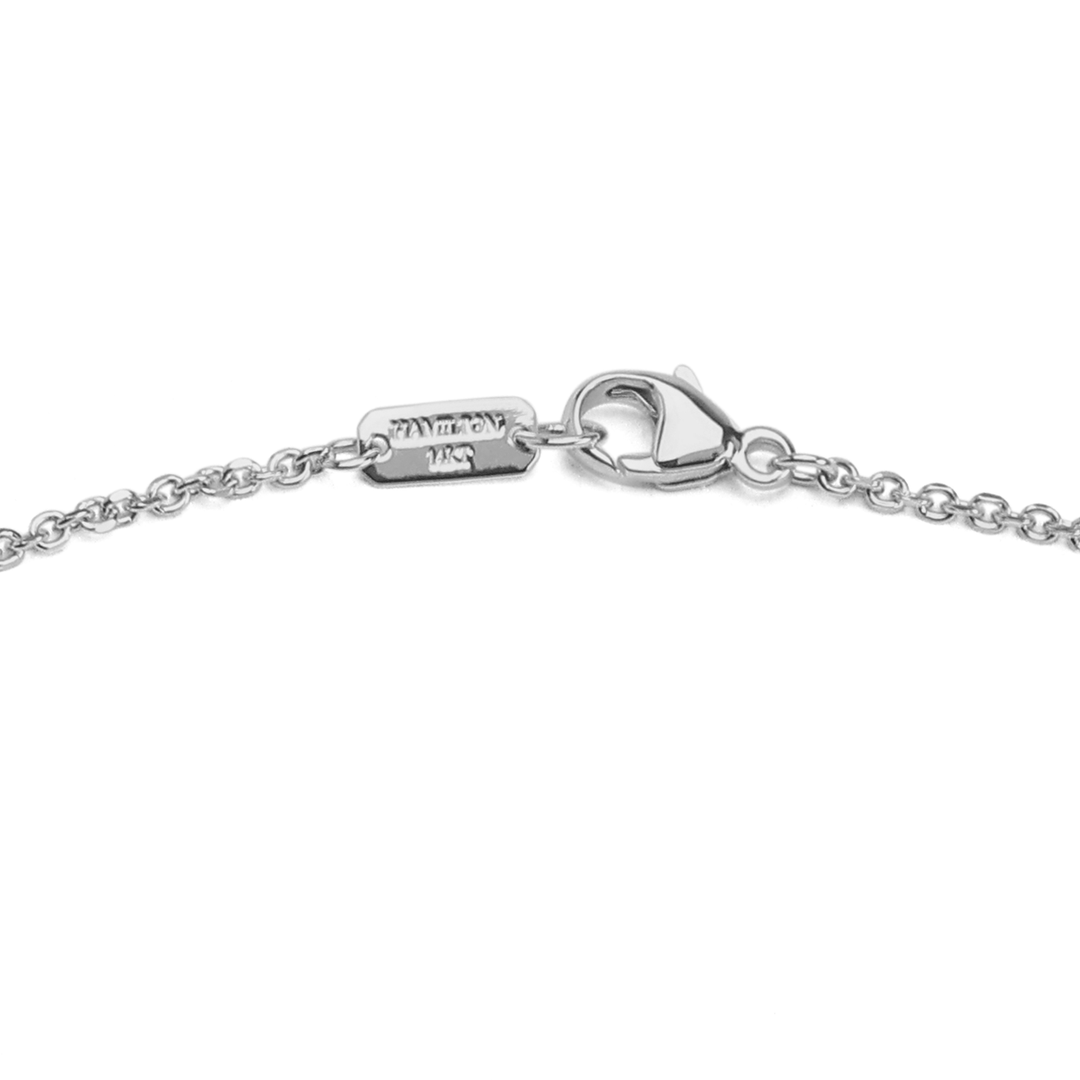 Hamilton Collection Mercer 14k White Recycled Gold 1.5mm Cable 16 Inch Necklace