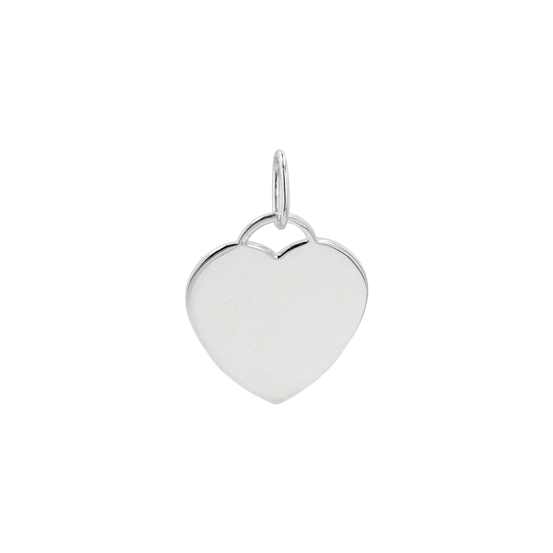 Hamilton Sterling Silver Flat Heart Charm
