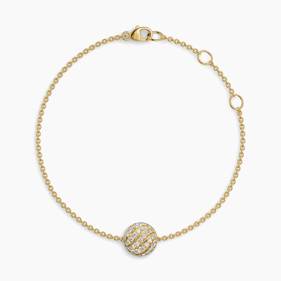 David Yurman Sculpted Cable Center Station Chain Bracelet