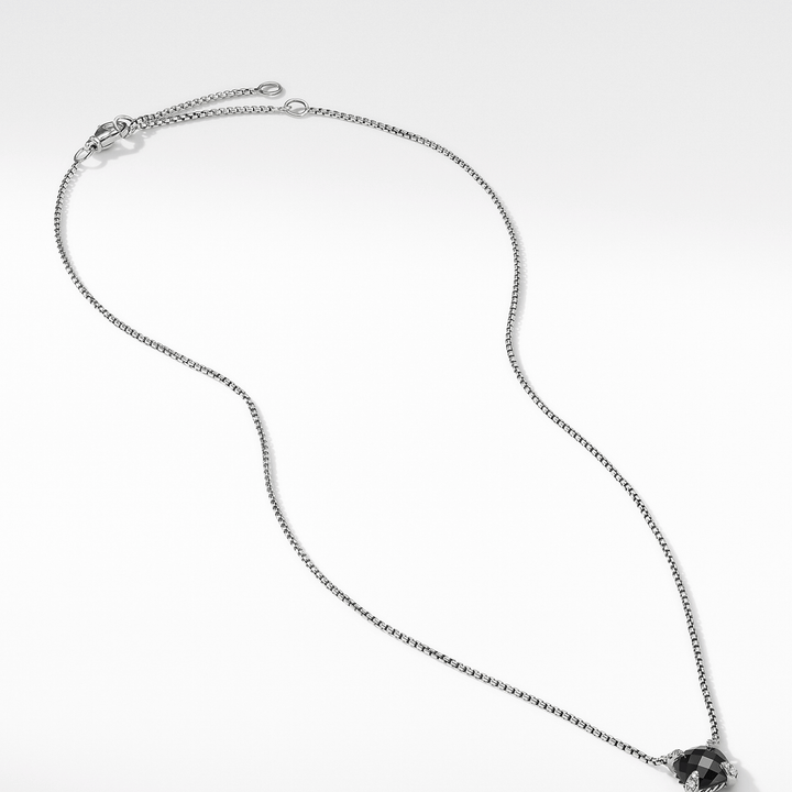 Chatelaine® Pendant Necklace with Black Onyx and Diamonds