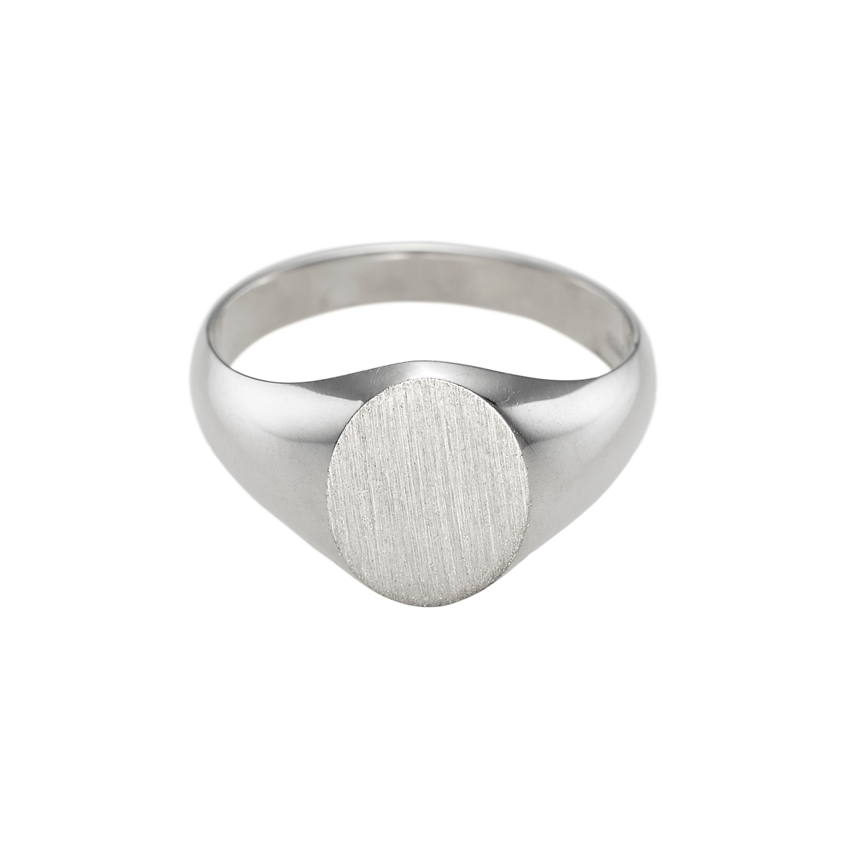 Sterling Silver Ladies Signet Ring