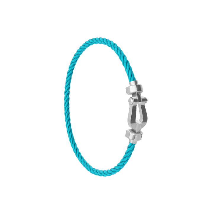 FRED Force 10 Turquoise Cable with 18k White LG Buckle, Exclusively at Hamilton Jewelers