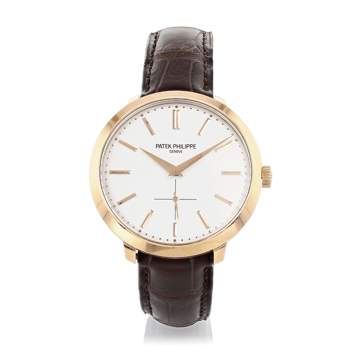 PATEK PHILIPPE PINK GOLD MANUAL CALATRAVA, REF. 5123R