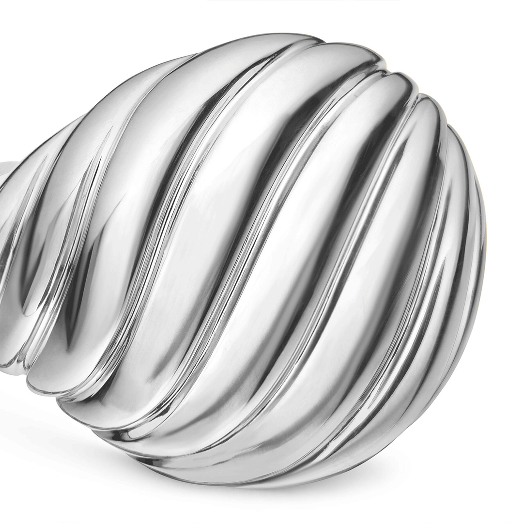 David Yurman Sculpted Cable Pinky Ring Sterling Silver, 13mm