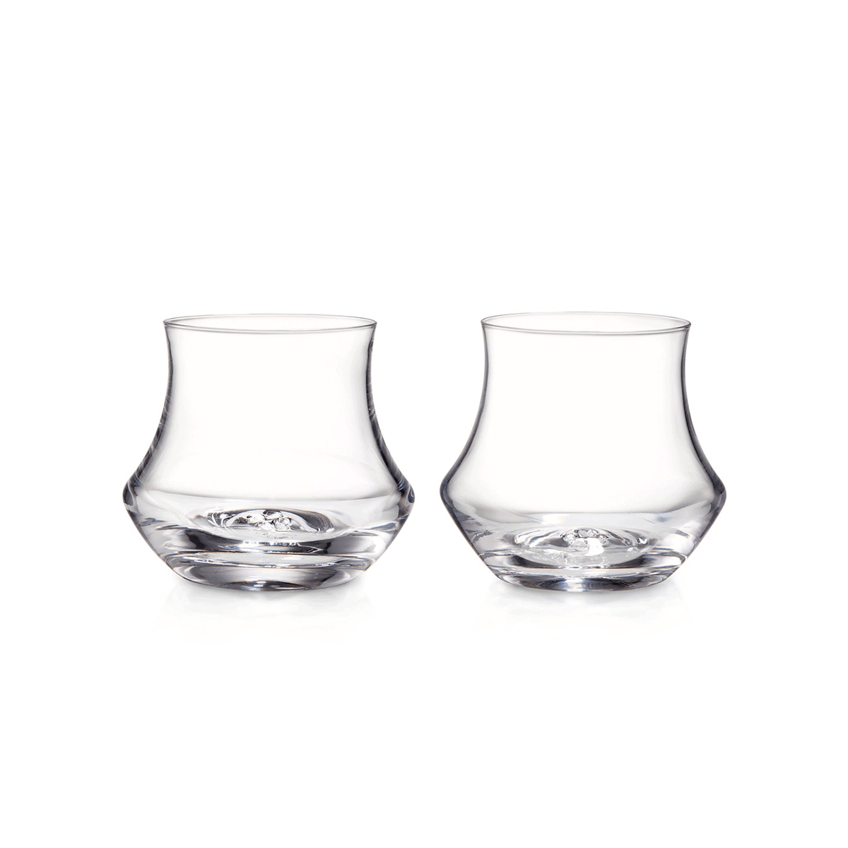 Simon Pearce Madison Stemless Wine Glass, Set of 2