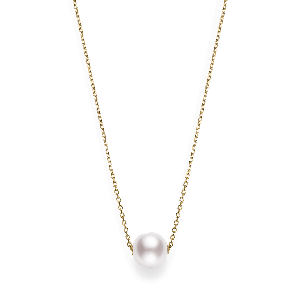 Mikimoto 18k Yellow Gold Akoya Pearl Pendant