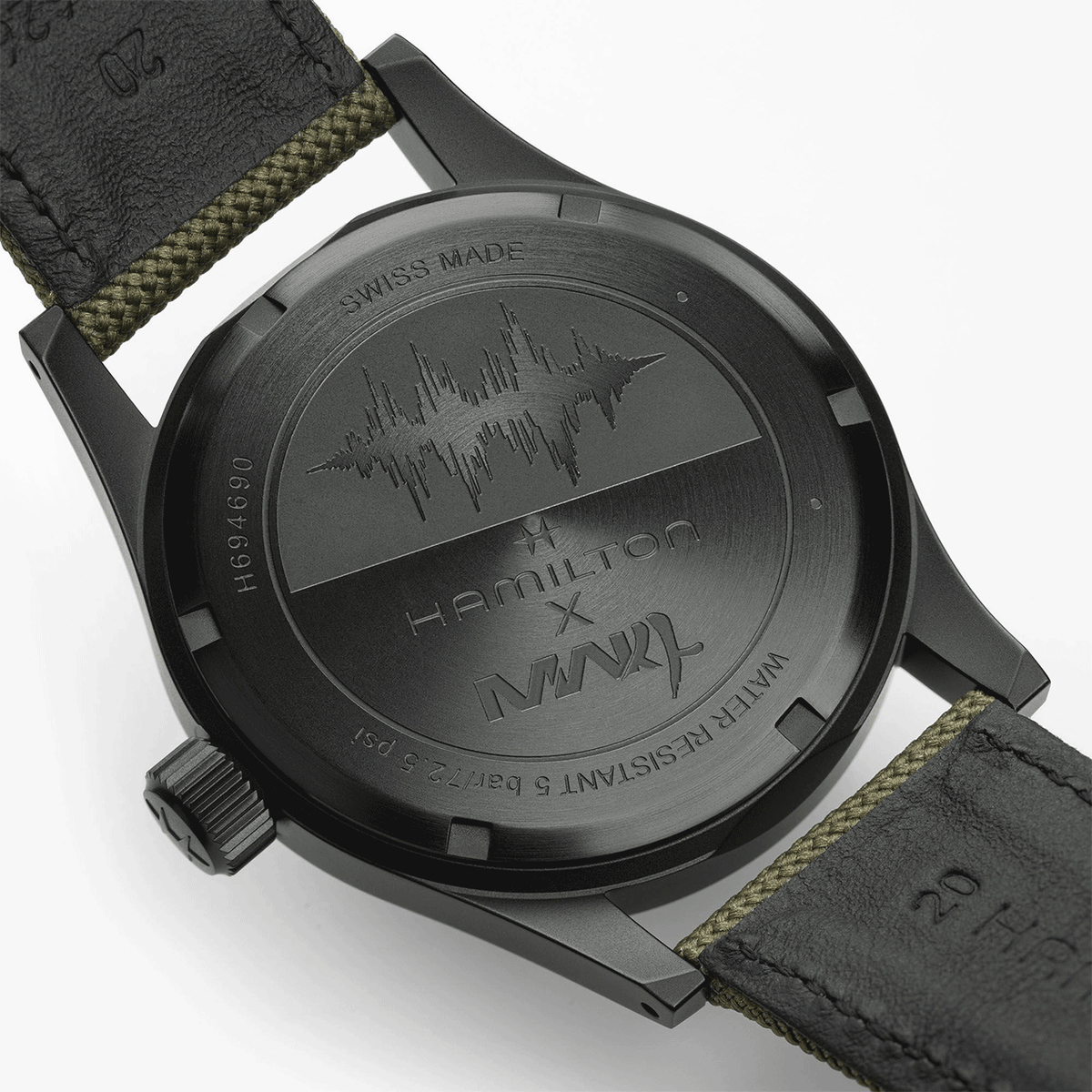 Hamilton Khaki Field Mechanical 38mm Call of Duty Modern Warfare 4 H69469930