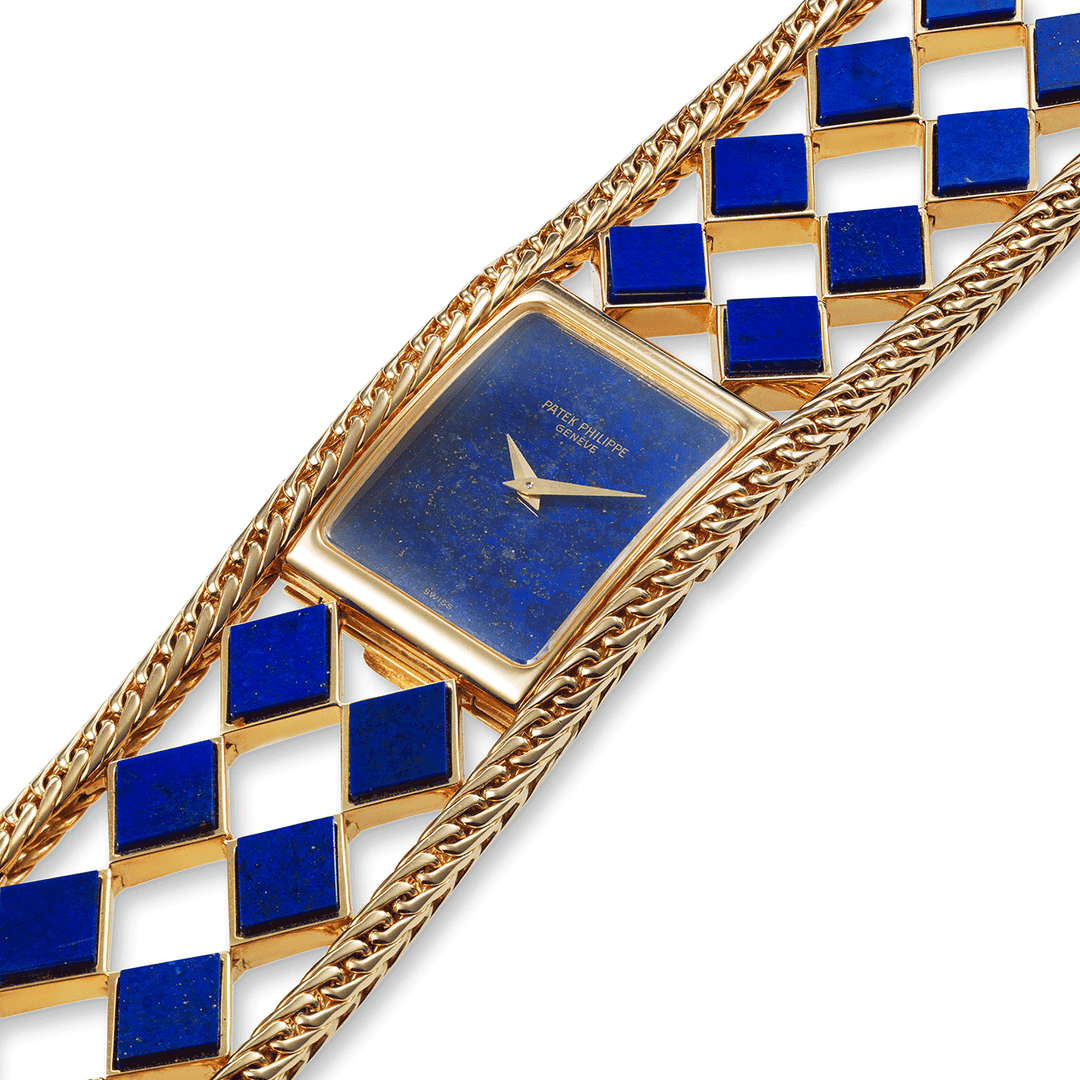 PATEK PHILIPPE LAPIS LAZULI BRACELET WATCH REF. 4241/906J