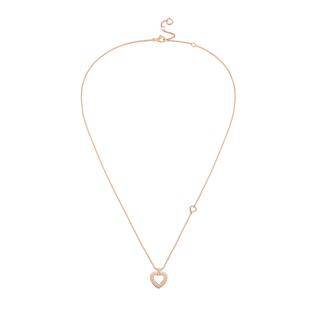 Fred Pretty Woman 18k Rose Gold and Pave Diamond Heart Pendant, Exclusively at Hamilton Jewelers