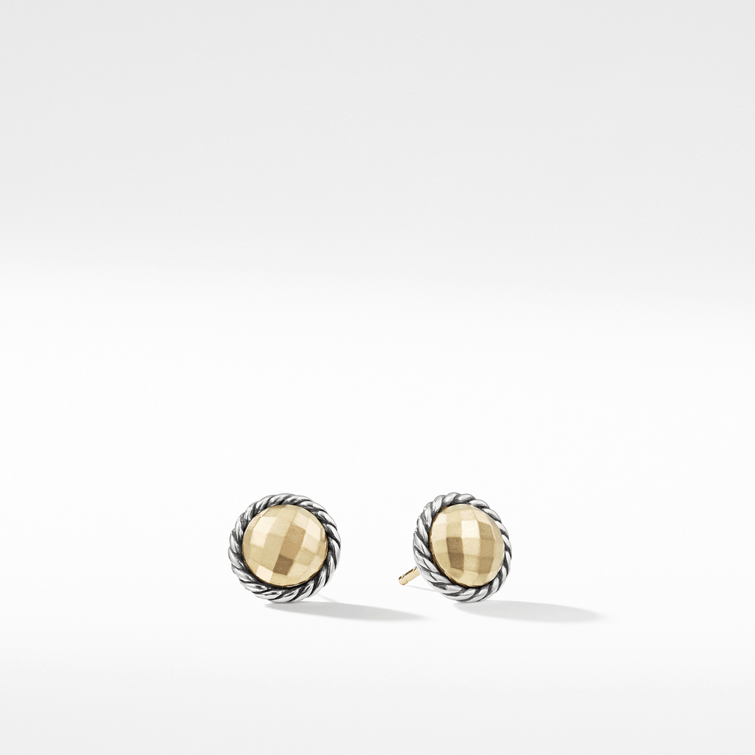 David Yurman Chatelaine Earrings with 18k Yellow Gold