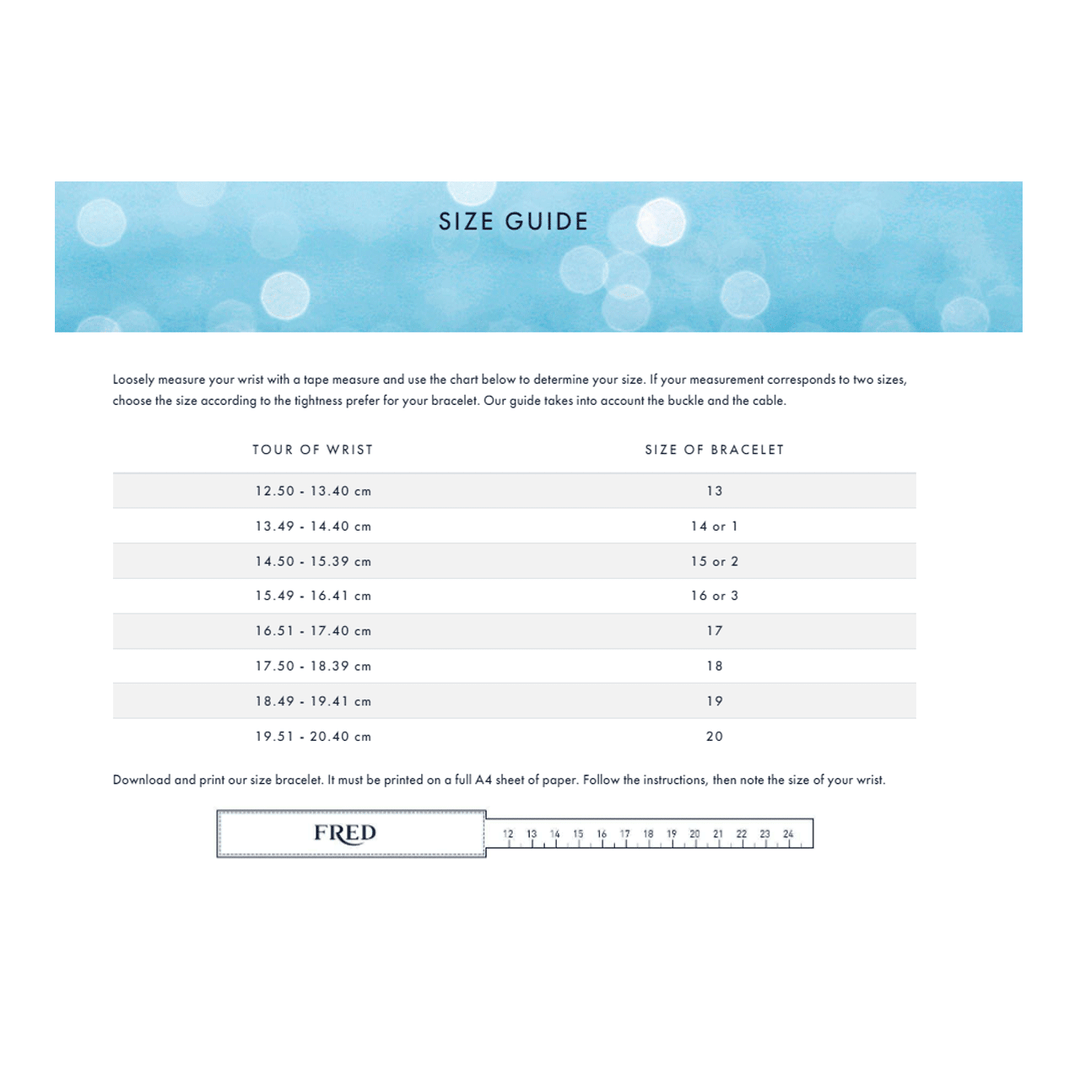 FRED White Cord 18k Yellow Gold MD Full Diamond Chance Infinie Buckle, Exclusively at Hamilton Jewelers