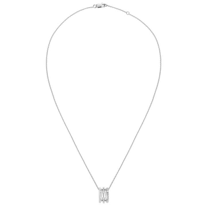 FRED Force 10 Rise 18k White Gold and Diamond Necklace