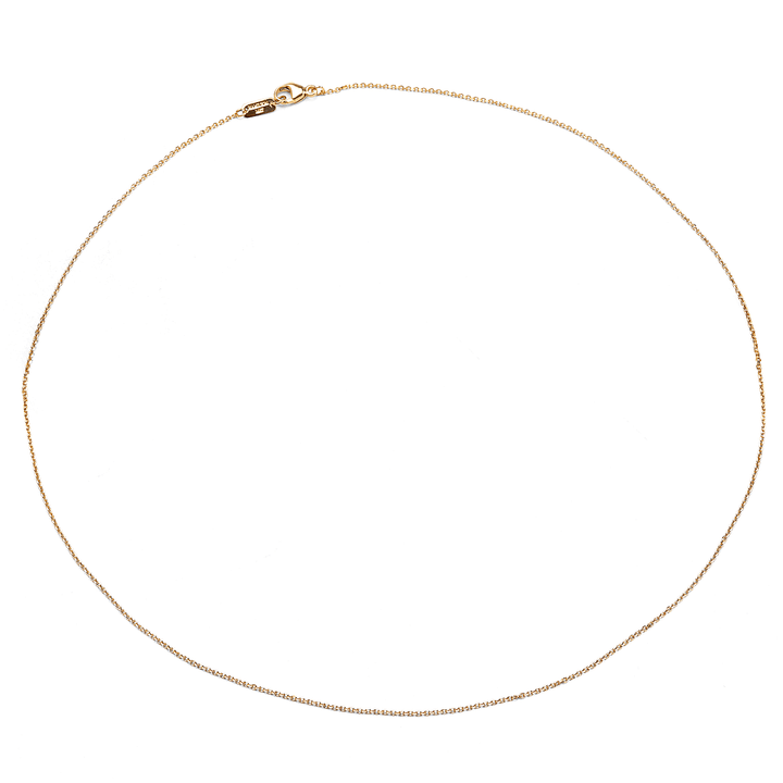 Hamilton Collection Mercer 14k Yellow Recycled Gold 1.2mm Cable 18 Inch Necklace