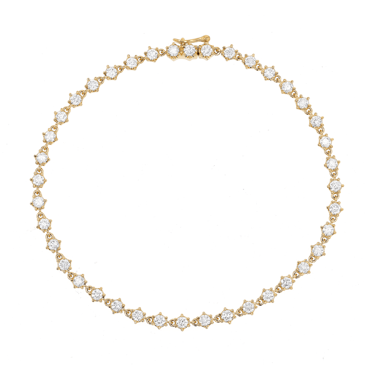 Joyful 18k Yellow Gold and Diamond 1.84 Total Weight Bracelet