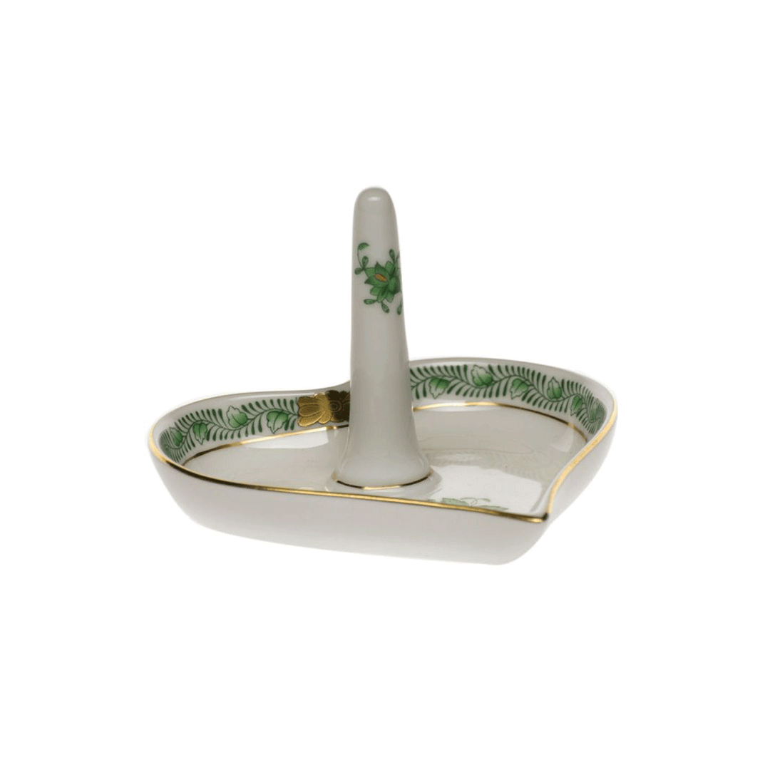 Herend Green Heart Tray