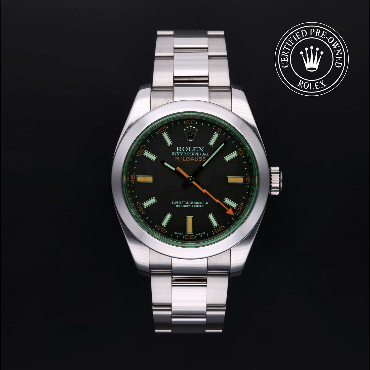 Rolex Certified Pre-Owned Milgauss M116400GV-0001
