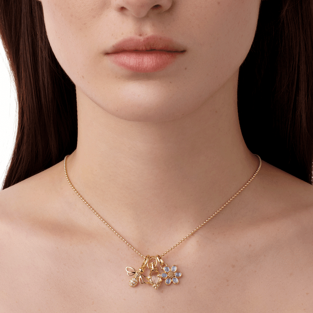 Temple St. Clair 18k Yellow Gold Primavera Charm Necklace