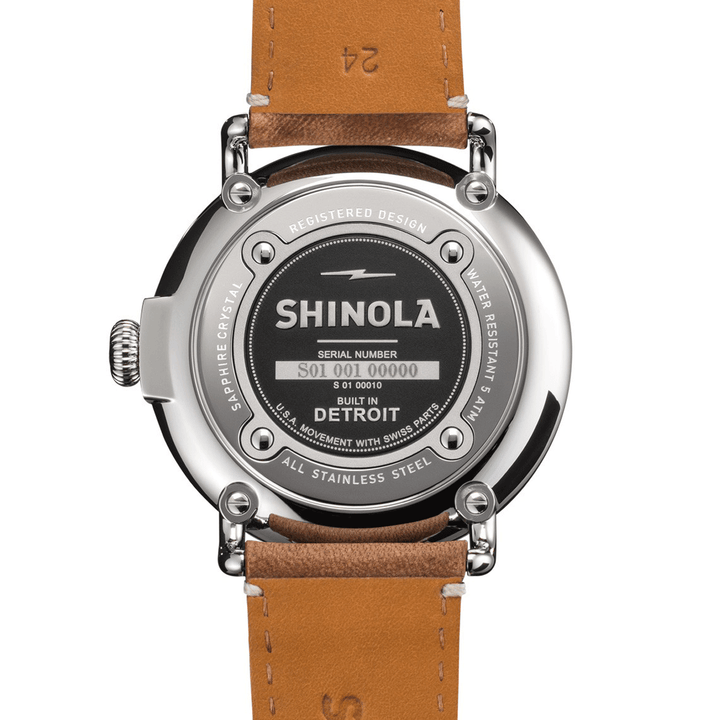 Shinola The Runwell 47mm Brown Strap 10000010-SDT-000009863