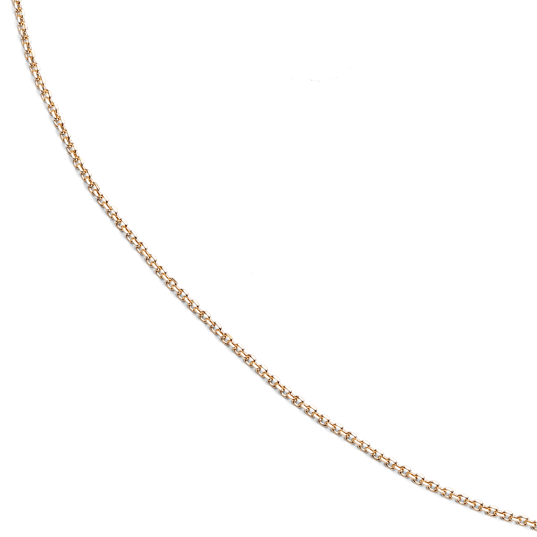Hamilton Collection Mercer 14k Yellow Recycled Gold 1.2mm Cable 18 Inch Necklace