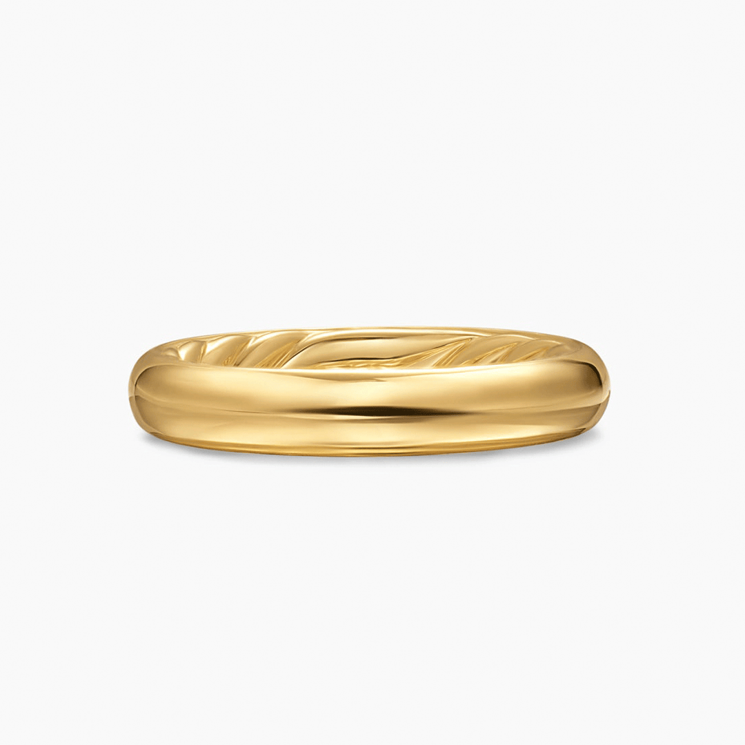 David Yurman Mercer Band Ring 18k Yellow Gold, 3.7mm