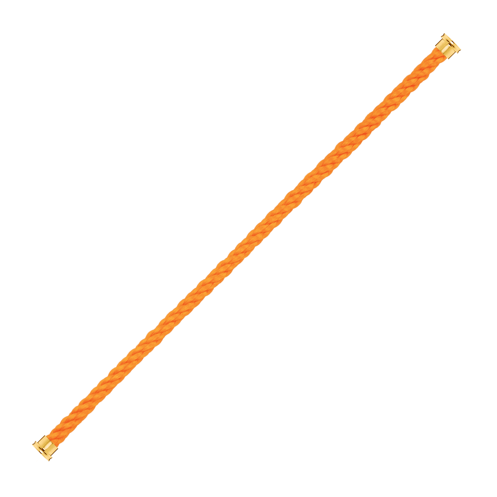 FRED Neon Orange Cable for Large Model Bracelet Yellow End Caps