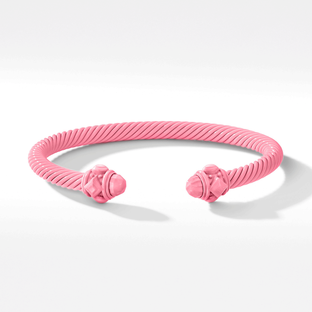 David Yurman Renaissance Bracelet in Pink Aluminum, 5mm